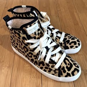 Kate Spade Leopard Keds Never Worn Size 8.5
